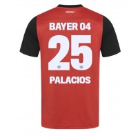 Billiga Bayer Leverkusen Exequiel Palacios #25 Hemma fotbollskläder 2024-25 Kortärmad